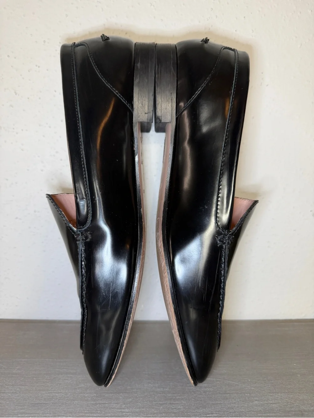 J.Crew Men's Italian Fine Leather Spazzolato Loafers Slip On Dress Shoes Size 12